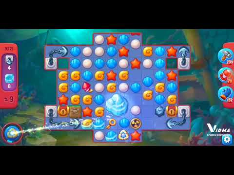 Fishdom. 9221 hard level no boosters and diamonds. 15 moves