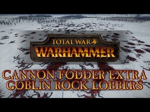 Total War: Warhammer - Cannon Fodder Extra: Zombie Horde vs Goblin Rock Lobbers!