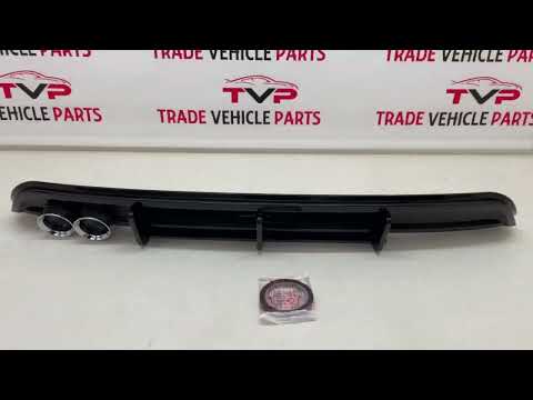 Fits VW Polo MK5 6C 2014-2017 Rear Bumper Diffuser Spoiler Sport Gloss Black video