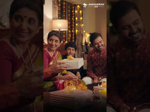 Har Ghar Mein Khushiyan, Har Dil Mein Chamak | Happy Diwali from Aashakiran IVF 🪔✨