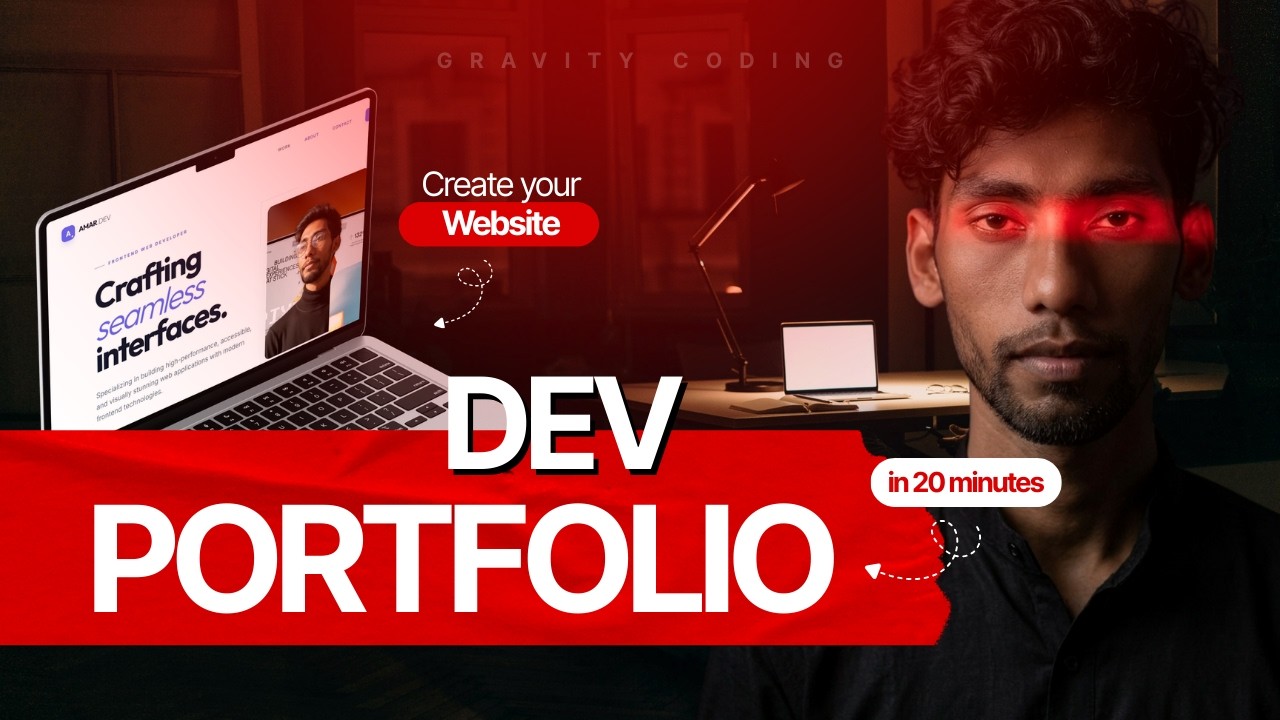 React Developer Portfolio Website Tutorial Using AI (2026)