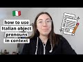 Pronomi Diretti or Indiretti? Italian grammar study session (sub)