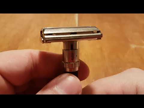 P3 1970 Gillette Super Adjustable Safety Razor DE Long Handle