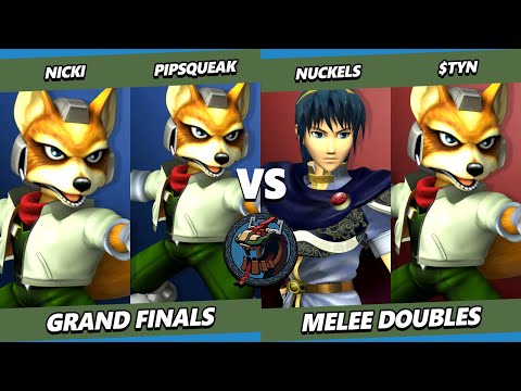 Valhalla IV GRAND FINALS - Nicki & Pipsqueak Vs. Nuckels & $tyn - Smash Melee - SSBM