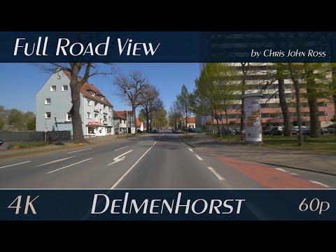 Delmenhorst, Germany: Bremer Straße, Bremer Heerstraße - 4K (2160p/60p) Ultra HD