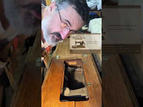 Unveiling a Vintage Singer Treadle Sewing Machine