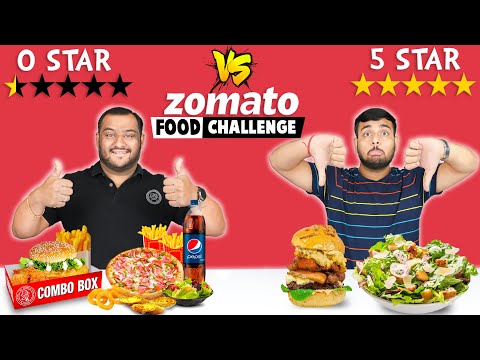 ZERO STAR VS FIVE STAR ZOMATO FOOD CHALLENGE | Zomato Food Challenge | Viwa Food World