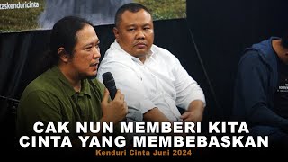 Download lagu Sabrang: Cak Nun Memberi Kita Cinta Yang Membebaskan  | Kenduri Cinta, Juni 2024 mp3