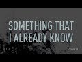 Backstreet Boys - Something That I Already Know (Lyric Video) HD