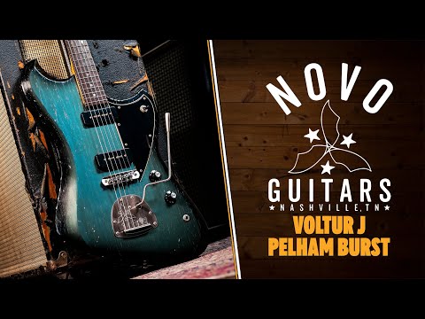Novo Nucleus Voltur J | Pelham Burst - Black Pickguard image 11