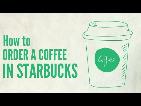 How to order a coffee in Starbucks | English lesson