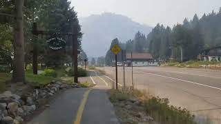 Timelapse of the Olympic Valley section of the trail. Smokey views due to the 2021 Caldor Fire.