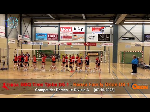 Volleybal Dames 1e Divisie A: BBQ Time Tjoba D1 - Rensa Family Orion D1 [07-10-2023]