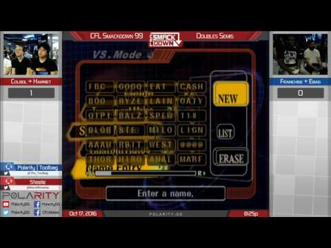 CFL Smackdown 99 Melee - Colbol + Harriet vs Franchise + Ebag - Doubles Winners Semis