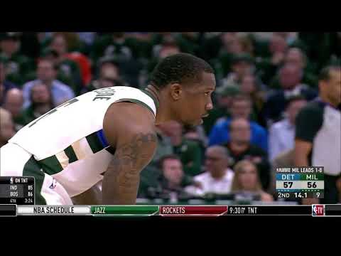 Eric Bledsoe 04/17/2019 Detroit Pistons vs Milwaukee Bucks Highlights
