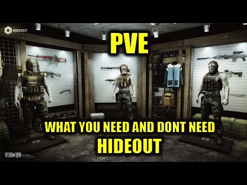 Must Build These NOW ! PVE Hideout Guide - Tarkov