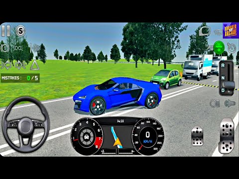 Real Driving Sim - New Blue Sport Car Unlocked - New Android Gameplay
