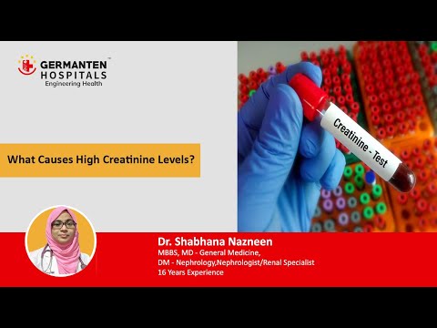 What Causes High Creatinine Levels? | Urdu | Dr. Shabhana Nazneen, Nephrologist