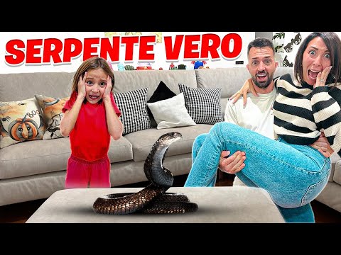 UN SERPENTE VERO  ENTRA NEL GIARDINO DELLA NOSTRA NUOVA CASA!