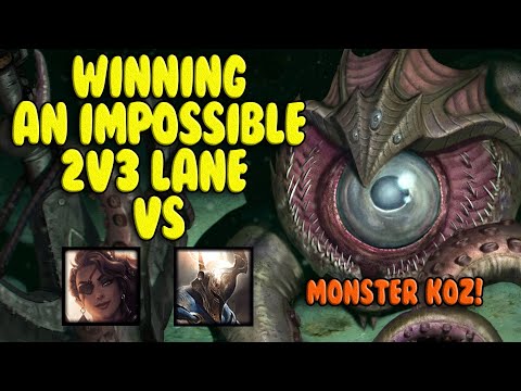 RANK 1 VEL'KOZ SUPPORT VS UNBEATABLE BOT LANE PANTHEON AND SAMIRA | Azzapp Vel'Koz Gameplay