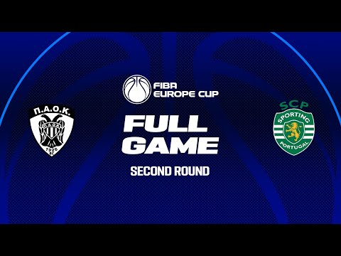 Second Round | PAOK BC v Sporting CP | Full Basketball Game | FIBA Europe Cup 2025-26