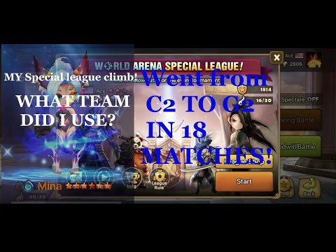 Summoners war: 4* Special League Climb! From C2-G2