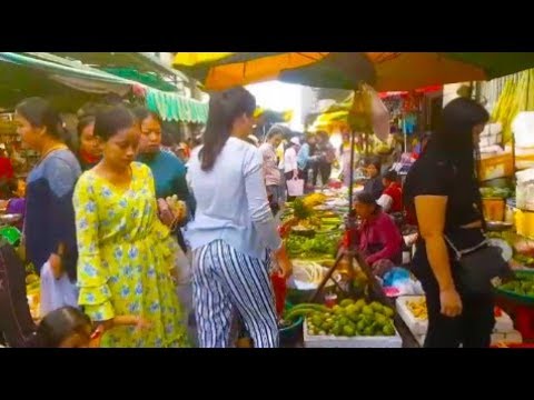 Asian Street Food - Daily Foods In Phnom Penh Market - Cambodia Video