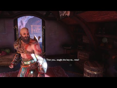 Mimir teach Atreus how to make LOVE 😏💕 (Secret Dialogue)