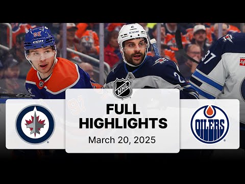 NHL Highlights | Jets vs. Oilers - March 20, 2025