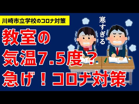 教室の気温７.５度？　急げ！新型コロナ対策