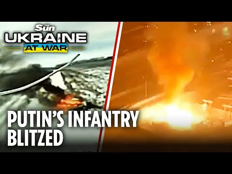 Russian vehicles and personnel WIPED OUT in brutal Ukrainian winter attack