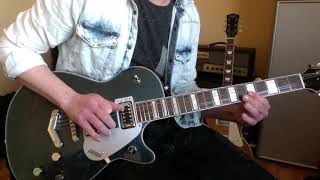Video thumbnail for Gretsch G5220 Jade Grey & BluGuitar Amp 1 Mercury Edition (vintage channel) by Woody