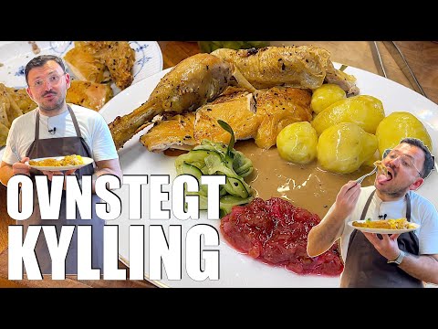 Lær at lave hel ovenstegt kylling - virker hver gang!