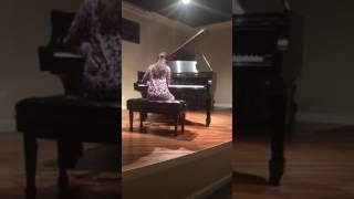 This is one of my more advanced students performing Dr. Gradus ad Parnassum by Claude Debussy. She is in 10th grade here & has taken lessons with me for 10 years.  