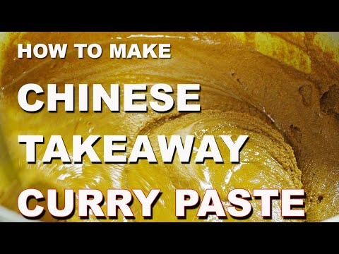 Chinese Curry Paste - Takeaway Curry Paste - How to...