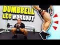 Home Gym Dumbbell Leg Workout - how to build legs at home