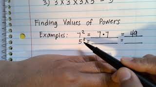 Download the video "Exponents|| Exponential Notation || Writing Using Exponents || Values of Powers"