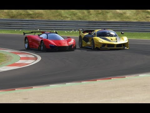 Ferrari Xezri Concept Competizione vs Supercars at Red Bull Ring