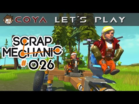 Scrap Mechanic #026 • Die Rennstrecke • Scrap Mechanic German Gameplay Deutsch