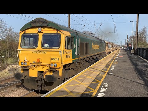 66519 & 66538 Passing Northallerton