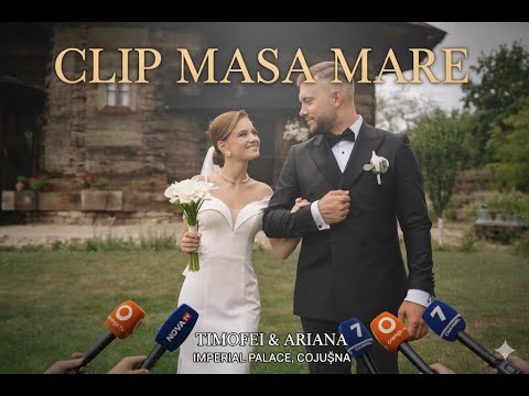 CLIP "BIG TABLE" at Timofei & Ariana's Wedding 💍 | Imperial Palace Cojușna