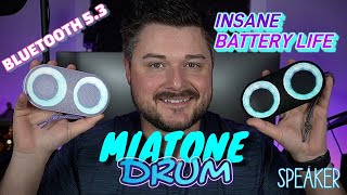 MIATONE Drum Bluetooth Speaker REVIEW 😮