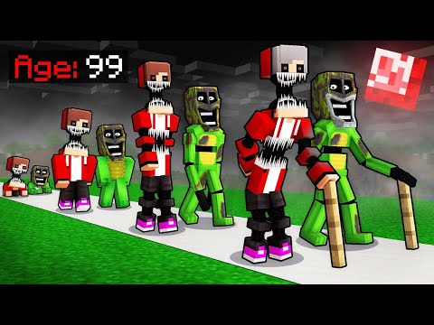 Mikey and JJ From Birth In Minecraft (Maizen)