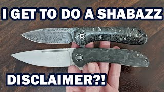 WE Saakshi & Civivi Damascus Silver Shred CF Elementum - Unboxing and First Impressions