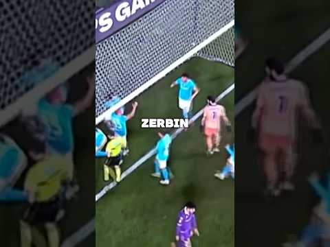 Alessio Zerbin found the net, but crashed into the goalpost right after