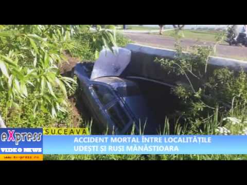ACCIDENT MORTAL INTRE LOCALITATILE UDESTI SI RUSI MANASTIOARA