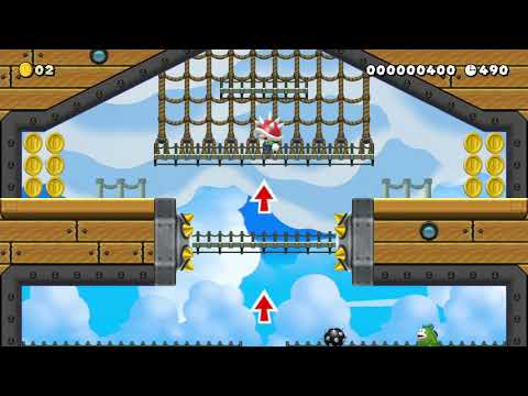 Thorny Tower by Simons - Super Mario Maker 2 - No Commentary 1cb 022020