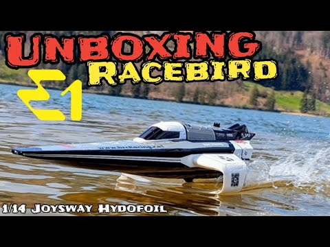 E1 RaceBird Hydrofoil -UNBOXING- 1/14 Joysway - HRC RACING