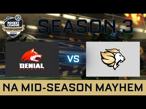 Selfless Gaming vs Denial Esports NA Midseason Mayhem - RLCS S3