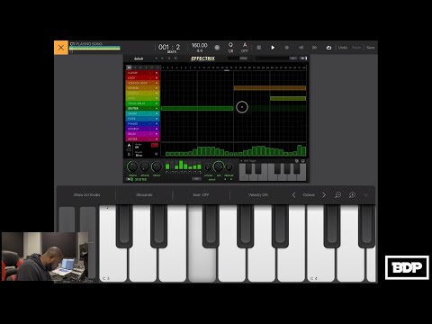 Making Fire Beat On iPad Using Effectrix Plugin and Beat Maker 3